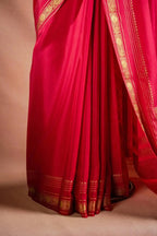 Pink Crepe Silk Saree with Rich Pallu that-saree-shop.myshopify.com